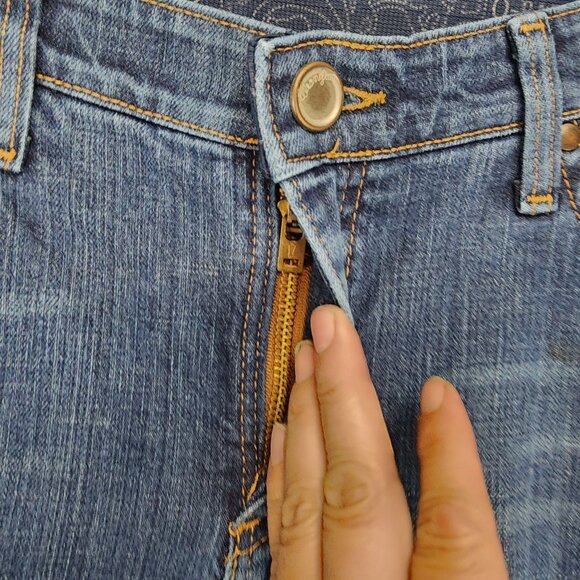 Wrangler Jeans Womens 9 Tall Dark Wash Stretch Mid Rise Bootcut *Read* - Picture 4 of 14